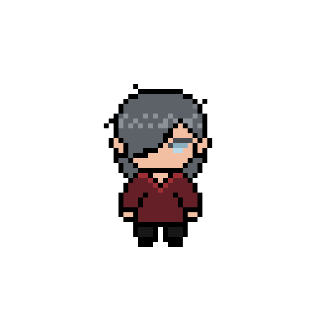 Garrick em pixel art