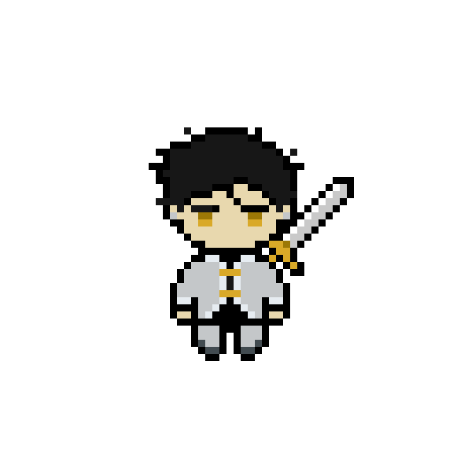 Merek em pixel art